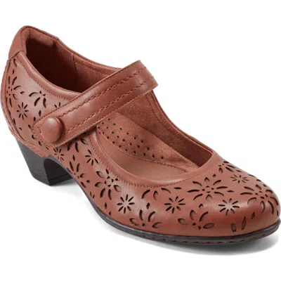 Rockport Cobb Hill Alesia Mary Jane Pump In Medium Natural