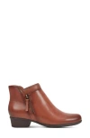 Rockport Women's Carly Side Zip Casual Ankle Booties In Natural