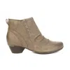Rockport Cobb Hill Laurel Rivet Boot Women's Us 6 Stone Nubuck Booties Zpo1795