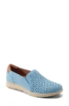 Rockport Cobb Hill Lenoir Slip-on Sneaker In Light Blue