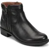 Rockport Cobb Hill Novela Block Heel Bootie In Black