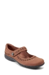 Rockport Cobb Hill Perry Mary Jane Ballet Flat In Medium Natural