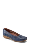 Rockport Cobb Hill Rory Ballet Flat In Dark Blue