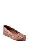 Rockport Cobb Hill Rory Ballet Flat In Light Pink