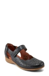 Rockport Cobb Hill Rully Mary Jane Flat In Black