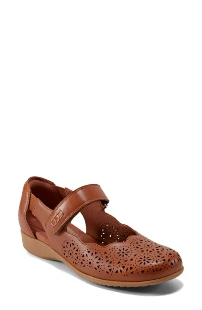 Rockport Cobb Hill Rully Mary Jane Flat In Dark Brown