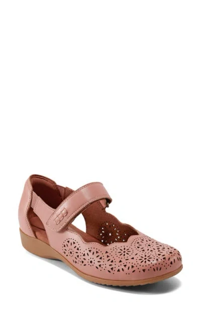 Rockport Cobb Hill Rully Mary Jane Flat In Light Pink