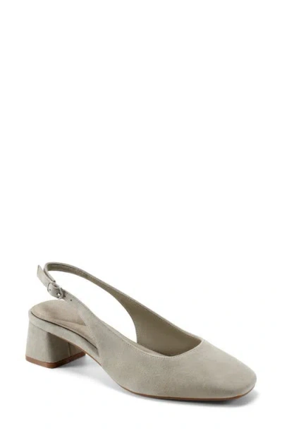 Rockport Danna Slingack Pump In Stone Moss Suede