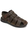 ROCKPORT DARWYN FISHERMAN MENS LEATHER SLINGBACK SLIDE SANDALS