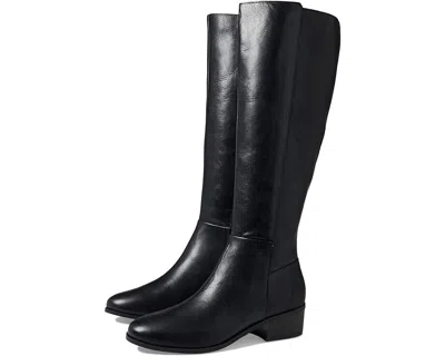 Rockport Evalyn Boot Women's Us 5 Black Leather Block Heel Over-the-knee Zpo2791