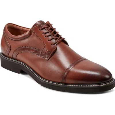 Rockport Findlay Cap Toe Derby In Medium Natural