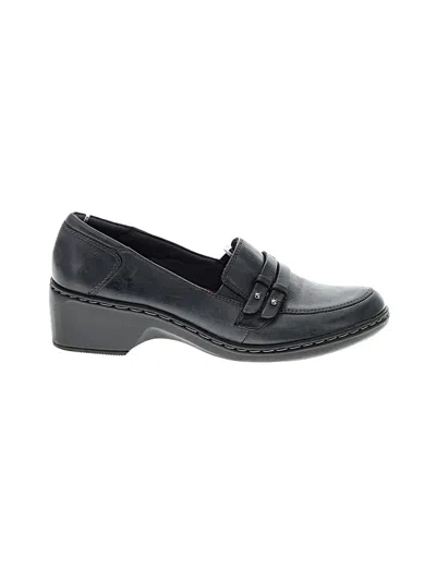 Pre-owned Rockport Flats In Black