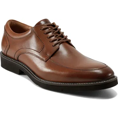 Rockport Floran Apron Toe Derby In Medium Natural