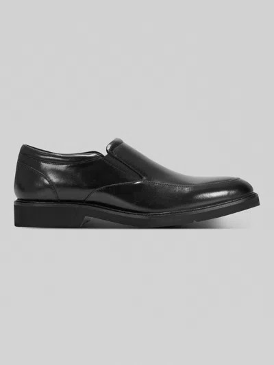 Rockport Folton Almond Toe Dress Loafers In Black