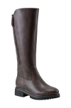 Rockport Ivette Waterproof Knee High Boot In Dark Brown