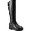 Rockport Ivette Womens Zipper Leather Knee-high Boots In Black