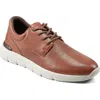 Rockport Men's Jaimie Lace-up Round Toe Casual Sneakers In Dark Natural