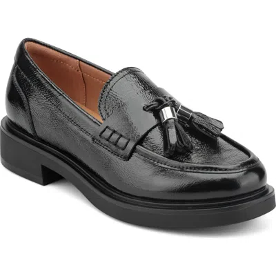 Rockport Janesa Leather Loafer In Black Leather