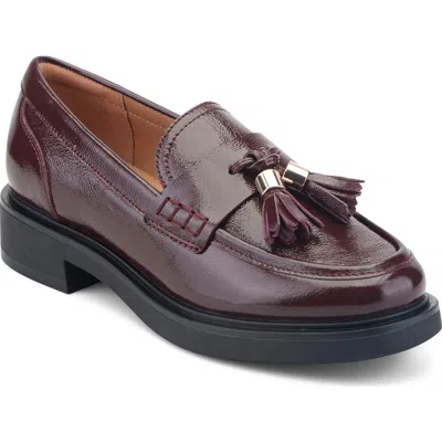 Rockport Janesa Leather Loafer In Burgundy Leather