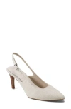 Rockport Total Motion Sheehan 2 Piece Womens Tweed Ankle Strap Pointed Toe Heels In Light Natural