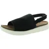 Rockport Kyra Womens Suede Slingback Sandals In Black