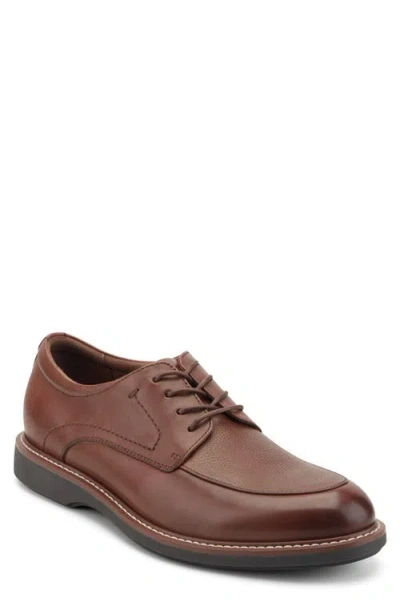 Rockport Leonard Moc Toe Oxford In Burgundy