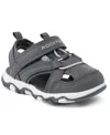 Rockport Little And Big Boys Rowan Closed Toe Sandals In Gray