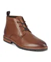 Rockport Caspe Lace-up Boot In Dark Natural