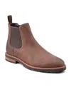 Rockport Men's Cassius Pull-on Almond Toe Boots In Brown