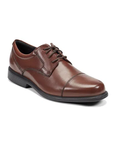Rockport Men's Charles Road Cap Toe Dress Shoe In Brown