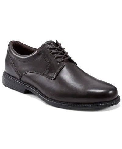Rockport Men's Charles Road Plain Toe Dress Shoe In Dark Brown