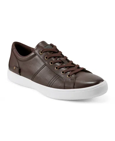 Rockport Men's Colle Lace To Toe Sneakers In Brown