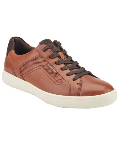 Rockport Men's Collins Casual Lace-up Sneakers In Brown