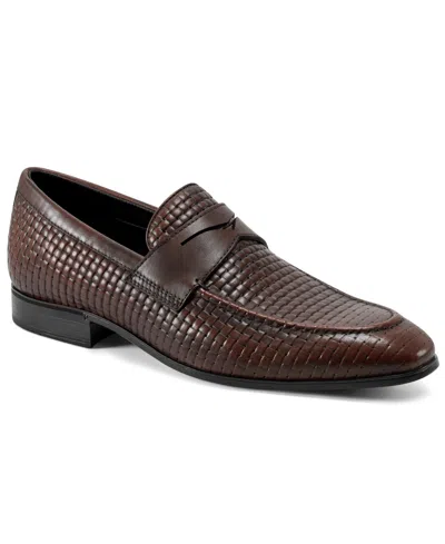 Rockport Men's Cory Slip On Dress Penny Loafers In Dark Brown