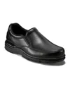 Rockport Men's Isaac Slip On Shoes In Black Leather