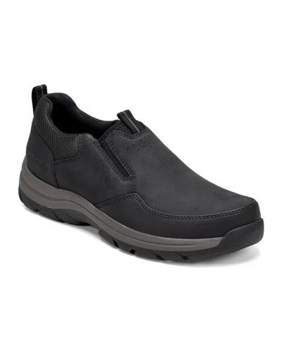 Rockport Men's Falcon Casual Round Toe Slip-on Shoes In Black