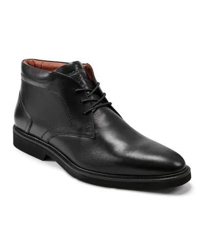 ROCKPORT MEN'S FLYNN LACE-UP ALMOND TOE CASUAL BOOTS