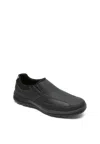 Rockport Men's Get Your Kicks Slip-on Shoes In Black In Black