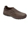 Rockport Get Your Kicks Mens Leather Apron Toe Loafers In Brown