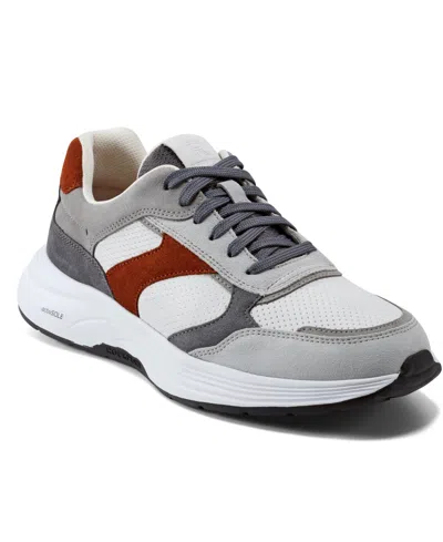 Rockport Men's Harrison Lace Up Sneakers In White Multi