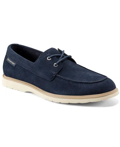 Rockport Men's Hartley Casual Boat Shoe In Dark Blue