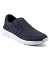 Rockport Men's Jaimin Round Toe Slip-on Casual Sneakers In Dark Blue Leather