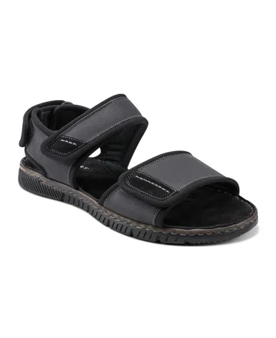 Rockport Men's Jasper Quarter Strap Sandals In Black