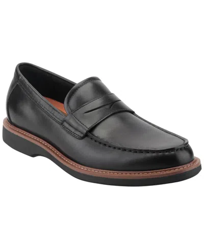 Rockport Ledger Leather Penny Loafer In Black