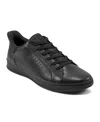 Rockport Men Tristen Step Activated Lace Up Sneaker In Black Leather