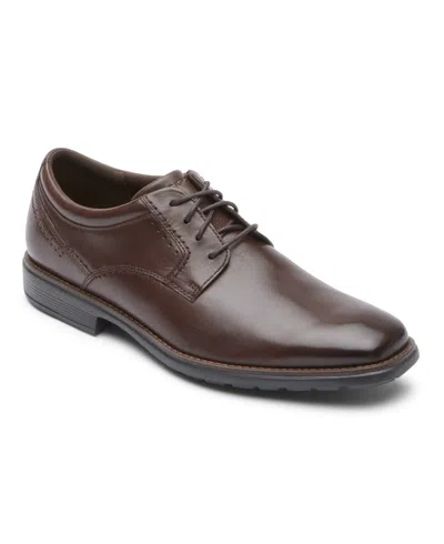 Rockport Men's Nextgen Plain Toe Oxford Shoe In Dark Brown
