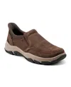 Rockport Reece Water Resistant Slip-on In Brown Suede