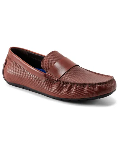 Rockport Men's Tayo Slip On Casual Flat Loafers In Dark Natural