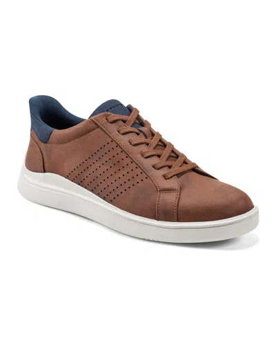Rockport Men Tristen Step Activated Lace Up Sneaker In Brown