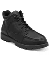 Rockport Men's Umber Waterproof Casual Moc Toe Trail Boots In Black